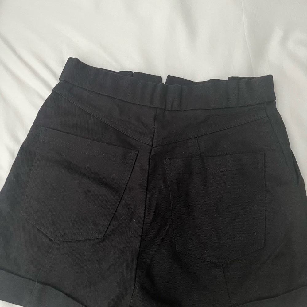 Brand new high waisted black Zara shorts